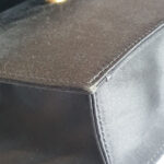 Celine Vintage Tote Black Satin with Crystal and Gold Hardware #GLOKK-5 - Image 12