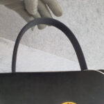 Celine Vintage Tote Black Satin with Crystal and Gold Hardware #GLOKK-5 - Image 17