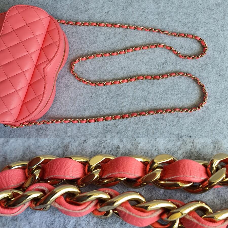 Chanel Heart Bag AS3191 Pink Lambskin with Gold Hardware #OUSK-1 – Luxuy  Vintage