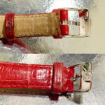 Chopard Happy Spot Diamond Quartz Watch Stainless Steel with Leather Strap #KKOL-6 - Image 6