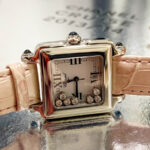 Chopard Happy Spot Diamond Quartz Watch Stainless Steel with Leather Strap #KYEE-2