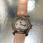 Chopard Happy Spot Diamond Quartz Watch Stainless Steel with Leather Strap #KYEE-3 - Image 3