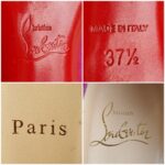 Christian Louboutin SZ37.5 Pump Suede Leather with Spikes Shoes #OEKR-3 - Image 7