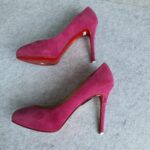 Christian Louboutin Size 38.5 Pumps Pink Suede leather Shoes #KLLY-36 - Image 5