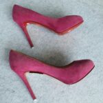 Christian Louboutin Size 38.5 Pumps Pink Suede leather Shoes #KLLY-36 - Image 4
