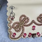 Fendi Kan l Tri-color Smooth Calf/ Embroidery /Stud and Silver Hardware #OUTS-5 - Image 3
