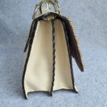 Fendi Kan l Tri-color Smooth Calf/ Embroidery /Stud and Silver Hardware #OUTS-5 - Image 8