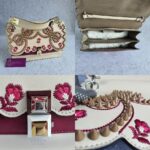 Fendi Kan l Tri-color Smooth Calf/ Embroidery /Stud and Silver Hardware #OUTS-5 - Image 19