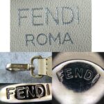 Fendi Kan l Tri-color Smooth Calf/ Embroidery /Stud and Silver Hardware #OUTS-5 - Image 26