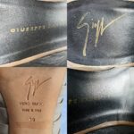 G.Zanotti Size 39 Peep Toe Pleated Lambskin Shoes #KLLY-58 - Image 9