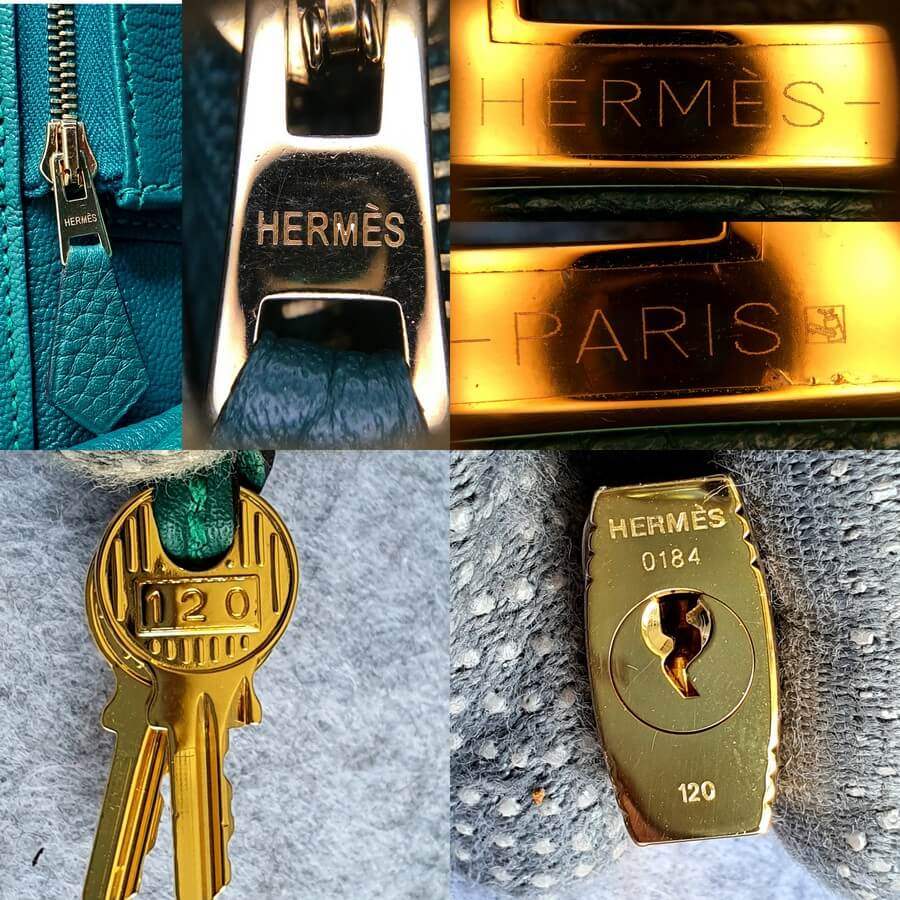 Hermes Birkin 35 Clemence Green Malachite SHW (CRZX) 144030000921 MN/DU