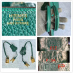 Hermes Birkin 35 Malachite Green Clemence Leather with Gold Plated Hardware #OUSR-1 - Image 23