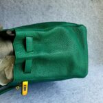 Hermes Birkin 35 Malachite Green Clemence Leather with Gold Plated Hardware #OUSR-1 - Image 7