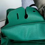 Hermes Birkin 35 Malachite Green Clemence Leather with Gold Plated Hardware #OUSR-1 - Image 27