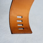 Hermes CDC Bracelet Size S Blue Alligator With Palladium Plated Hardware #OUSR-7 - Image 9