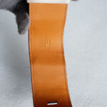 Hermes CDC Bracelet Size S Blue Alligator With Palladium Plated Hardware #OUSR-7 - Image 11