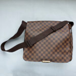 LV Bastille Messenger Damier Ebene Coated Canvas with Leather And Gold Hardware #OUST-1