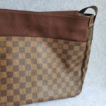 LV Bastille Messenger Damier Ebene Coated Canvas with Leather And Gold Hardware #OUST-1 - Image 10