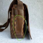 LV Bastille Messenger Damier Ebene Coated Canvas with Leather And Gold Hardware #OUST-1 - Image 12