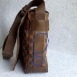 LV Bastille Messenger Damier Ebene Coated Canvas with Leather And Gold Hardware #OUST-1 - Image 11