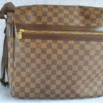 LV Bastille Messenger Damier Ebene Coated Canvas with Leather And Gold Hardware #OUST-1 - Image 4