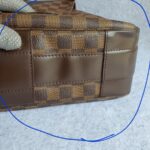LV Bastille Messenger Damier Ebene Coated Canvas with Leather And Gold Hardware #OUST-1 - Image 18