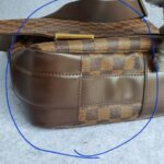 LV Bastille Messenger Damier Ebene Coated Canvas with Leather And Gold Hardware #OUST-1 - Image 17