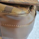 LV Bastille Messenger Damier Ebene Coated Canvas with Leather And Gold Hardware #OUST-1 - Image 20