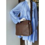 LV Bastille Messenger Damier Ebene Coated Canvas with Leather And Gold Hardware #OUST-1 - Image 30