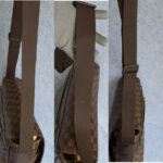 LV Bastille Messenger Damier Ebene Coated Canvas with Leather And Gold Hardware #OUST-1 - Image 14