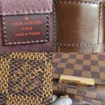 LV Bastille Messenger Damier Ebene Coated Canvas with Leather And Gold Hardware #OUST-1 - Image 16