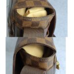 LV Bastille Messenger Damier Ebene Coated Canvas with Leather And Gold Hardware #OUST-1 - Image 13