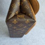 LV Marignan Brown Monogram Coated Canvas with Leather and Gold Hardware #OUTS-2 - Image 9