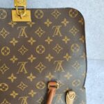 LV Marignan Brown Monogram Coated Canvas with Leather and Gold Hardware #OUTS-2 - Image 4