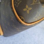 LV Montorgueil PM Brown Monogram Canvas with Leather and Gold Hardware #GLKYT-2 - Image 16