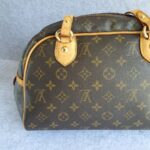 LV Montorgueil PM Brown Monogram Canvas with Leather and Gold Hardware #GLKYT-2 - Image 5