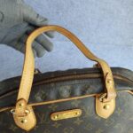 LV Montorgueil PM Brown Monogram Canvas with Leather and Gold Hardware #GLKYT-2 - Image 18