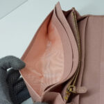 Prada 1M1132 Wallet Light Pink Saffiano Leather with Gold Hardware #SUEO-1 - Image 18