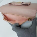 Prada 1M1132 Wallet Light Pink Saffiano Leather with Gold Hardware #SUEO-1 - Image 12