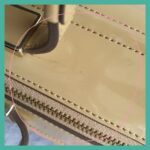 Anya Hindmarch Bag Light Brown Patent Leather with Gold Hardware #OCUU-1 - Image 19