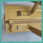 Anya Hindmarch Bag Light Brown Patent Leather with Gold Hardware #OCUU-1 - Image 17