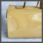 Anya Hindmarch Bag Light Brown Patent Leather with Gold Hardware #OCUU-1 - Image 3
