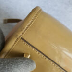 Anya Hindmarch Bag Light Brown Patent Leather with Gold Hardware #OCUU-1 - Image 27