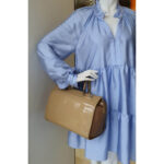 Anya Hindmarch Bag Light Brown Patent Leather with Gold Hardware #OCUU-1 - Image 43