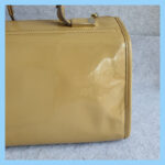 Anya Hindmarch Bag Light Brown Patent Leather with Gold Hardware #OCUU-1 - Image 10