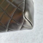 Chanel Pouch Black Lambskin with Silver Hardware #OCEO-1 - Image 11