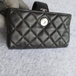 Chanel Pouch Black Lambskin with Silver Hardware #OCEO-1 - Image 3