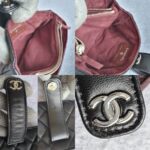 Chanel Pouch Black Lambskin with Silver Hardware #OCEO-1 - Image 13