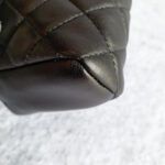 Chanel Pouch Black Lambskin with Silver Hardware #OCEO-1 - Image 9