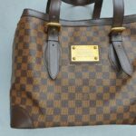 LV Hampstead MM N51204 Damier Ebene Coated Canvas with Gold Hardware #GLOSC-2 - Image 3